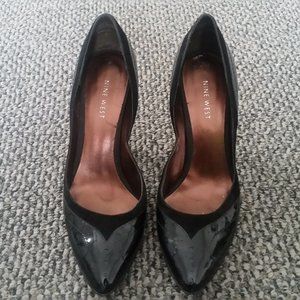 NINE WEST Tuxedo Pump, Black, 7 1/2